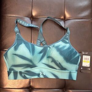 Under Armour Teal Patterned Sports Bra